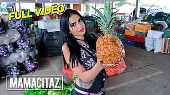 CARNEDELMERCADO - (Melina Zapata, Mister Marco) - Large Behind Hispanic Goth Slut Screwed Her In Her Tattooed Vagina Full Scene
