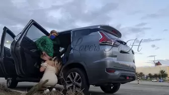 Risky Sex in Parking Lot - pinay Viral 2022 Kakaba Kantotan sa labas Ng mall -sa puwet tinira