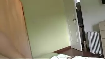 Fresh lovers having anal sex while getting watched by Papy Hidden