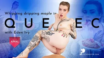 FuckPassVR - Tattooed babe Eden Ivy offers her butt-hole for your pleasure in this VR Porn experience
