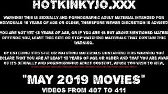 MAY 2019 News at HOTKINKYJO site deep dildos, prolapse, fisting in public