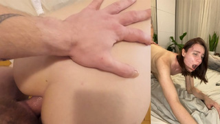 I unlocked his massive dick to fuck me in booty, but he wasn't allowed to jizz. Multiple anal orgasms!