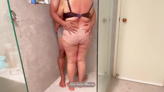 Daughter-in-Law’s Kinky Shower Erotica: Anal Sex, Titties Press, and Loud Moans with Father-in-Law