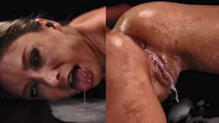 Horny Anime Lady Begging For Monster Wang - Lots of Ahegao DP Cream-pie & Anal All The Way Through
