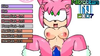 Sonic Fuck Amy and Pussy and Ass