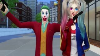 Joker and Harley Quinn the Criminals of Sex Hentai Parody