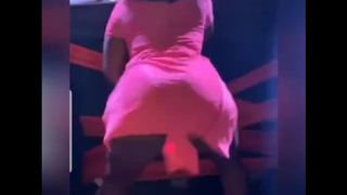 Ebony Jamaican Lesbian Phat Pussy Upskirt in Party HD
