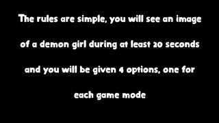 Demon Girls JOI Game (Four Difficulties, Multiple Challenges)