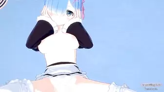 Re:Zero Hentai - Rem being the more useful Sister.