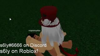 ROBLOX MOANING SKANK S6LY GETS BANGED BY a NEEDY PRICK!!!