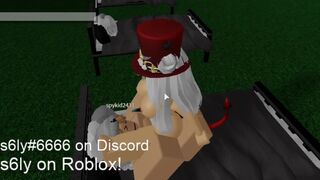 ROBLOX MOANING LADY S6LY GETS a SURPRISE THREESOME!