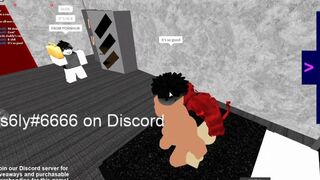 ROBLOX RED HEAD CHICK S6LY GETS BANGED BY BRACE FACE TRAE!!!